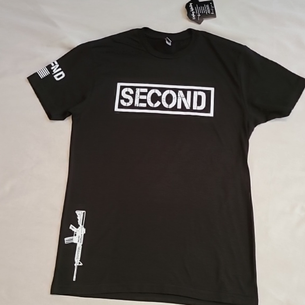 2nd Amendment SECOND  T shirt Sz Med  Sample